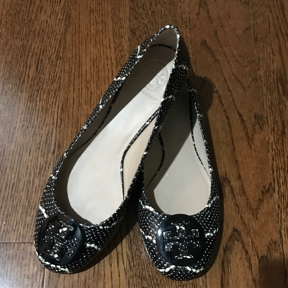 Tory Burch Reva Ballet Flats Mojave Print NWOT